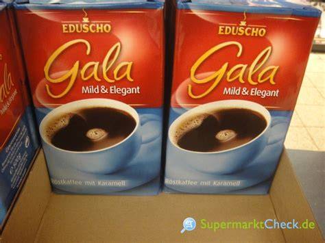 Packung Eduscho Gala Röstkaffee mit Karamell