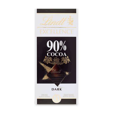 Packung Lindt Excellence 90% Kakao