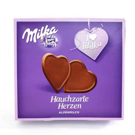 Packung Milka Zarte Herzen