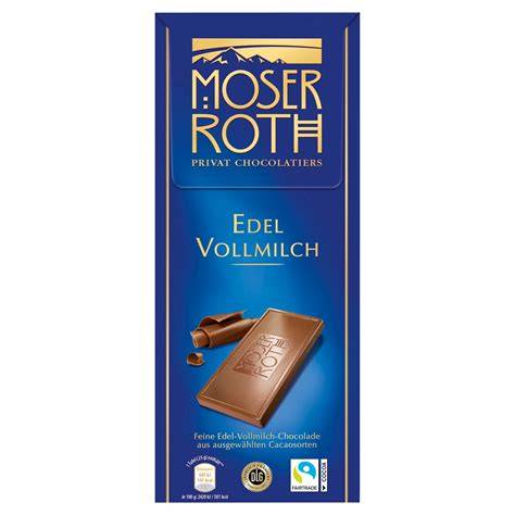 Packung Moser Roth Schokolade