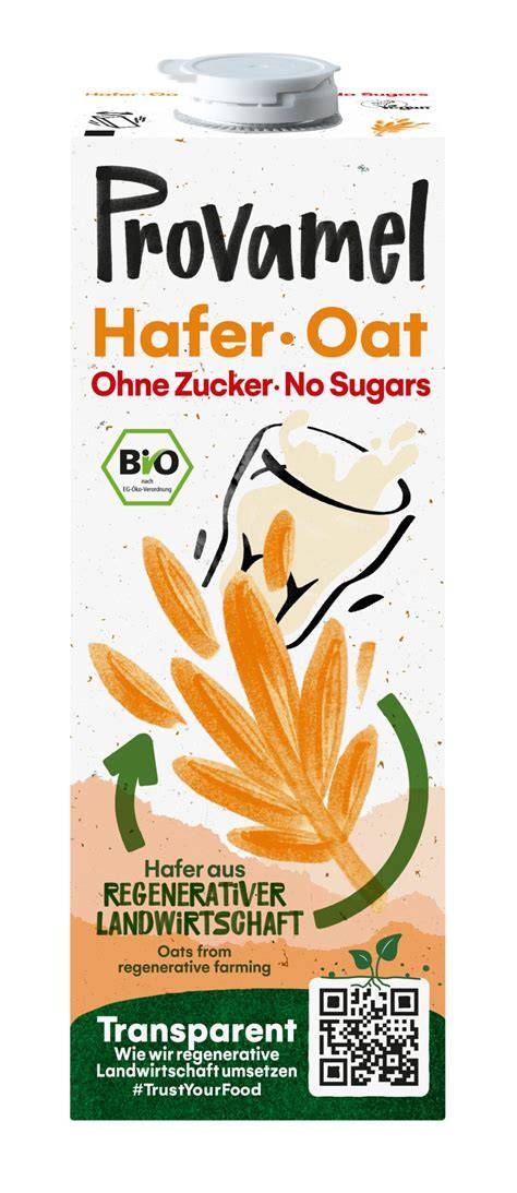 Packung Provamel Bio Haferdrink ohne Zucker
