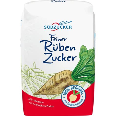 Packung Südzucker Feinster Rüben Zucker 1kg