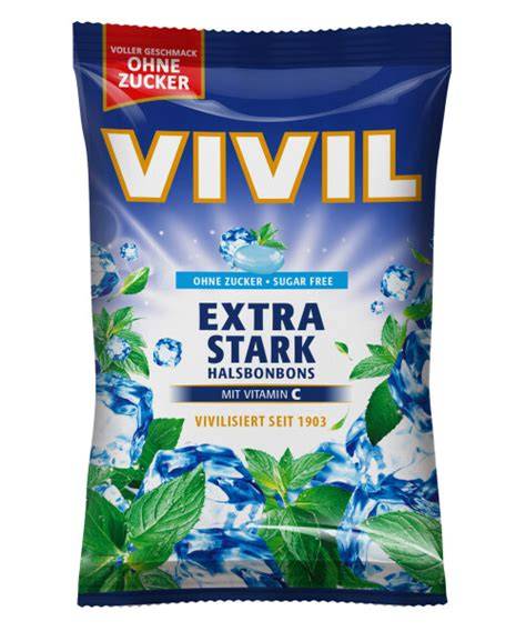 Packung VIVIL Extra Stark ohne Zucker