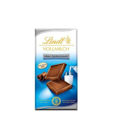Packung Vollmilch-Schokolade ohne Zuckerzusatz