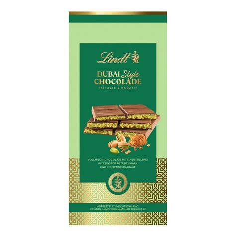 Packung der Bergmann Dubai Schokolade (symbolisch)