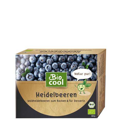 Packung tiefgefrorener Heidelbeeren