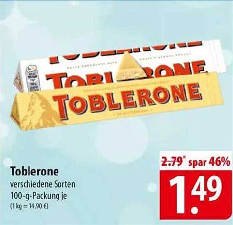 Packung verschiedener Toblerone Sorten