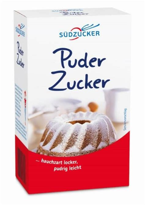 Packungen von Puderzucker, Gelierzucker und Würfelzucker