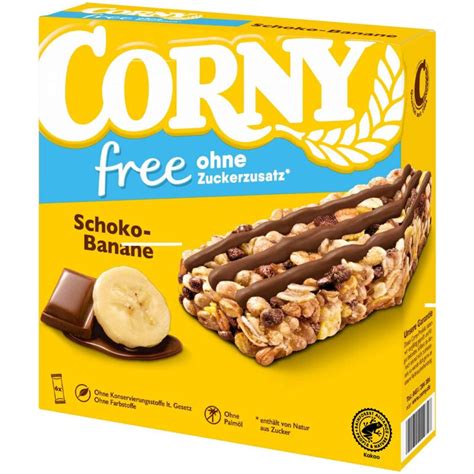 Packungsabbildung Corny Free Schoko Riegel