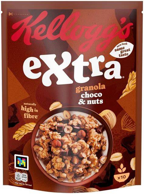 Packungsabbildung Kellogg's Müsli Extra Choco & Nuts