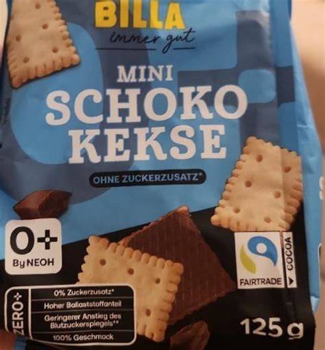 Packungsansicht Mini Schoko Kekse
