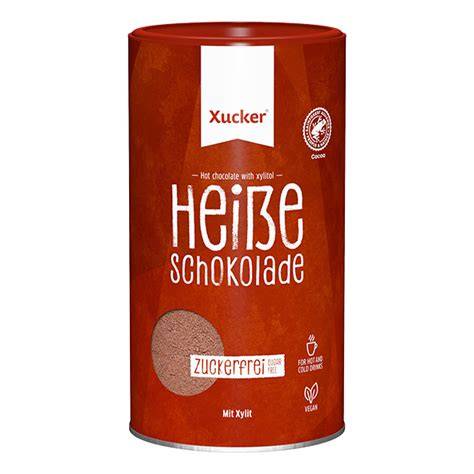 Packungsansicht Xucker Heiße Schokolade 800g