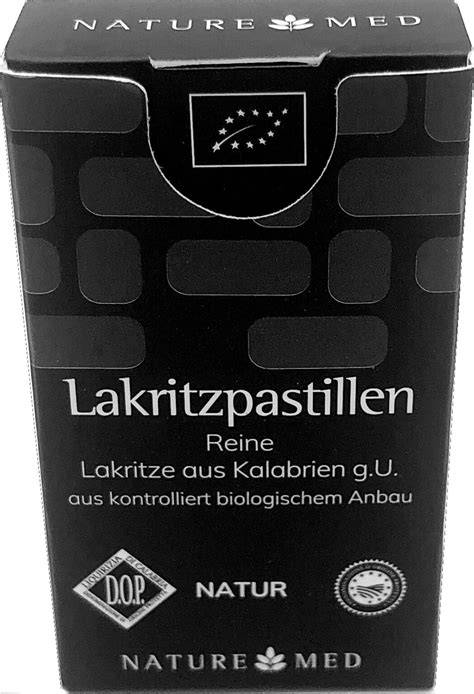 Packungsansicht zuckerfreie Lakritzpastillen (Beispiel)