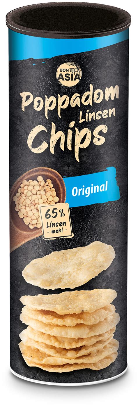 Packungsdesign und Chips aus Linsenmehl