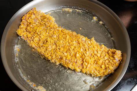 Panade aus Cornflakes und Sesam