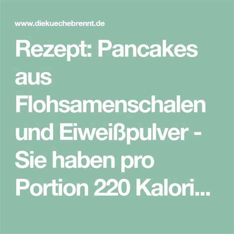 Pancakes aus Eiweißpulver