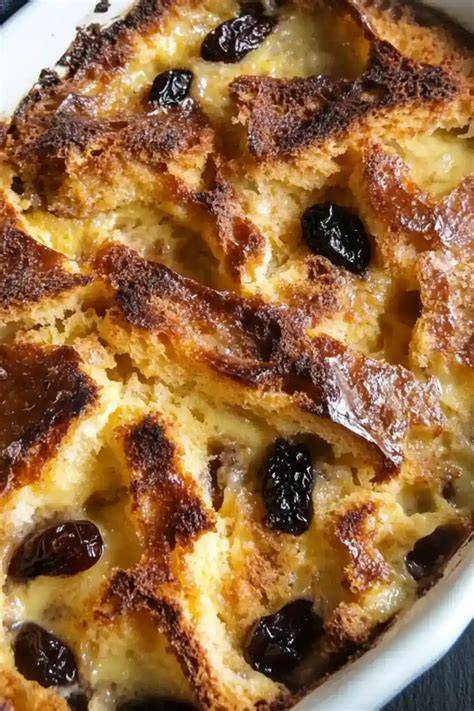Panettone Bread Pudding frisch aus dem Ofen