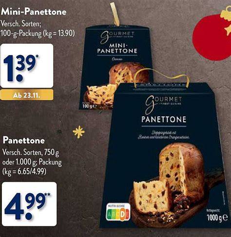 Panettone im Regal bei ALDI