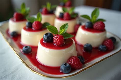 Panna Cotta Kugeln als Topping für Obsttorten