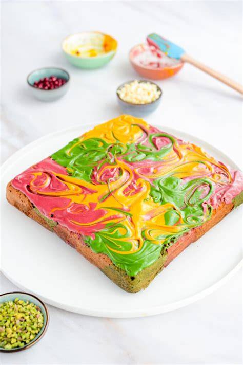 Papageienkuchen bunt