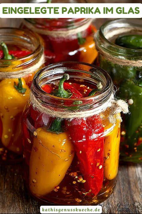 Paprika-Honig in Glas