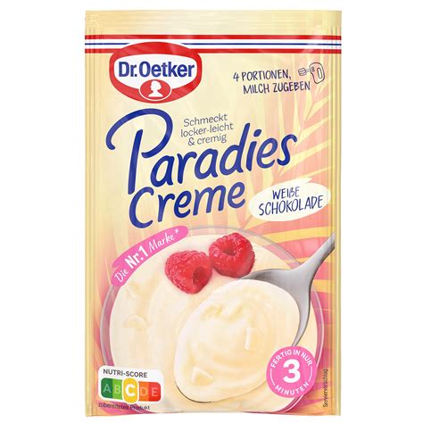Paradiescreme weiße Schokolade - Zutaten, Texturen und Schichtideen