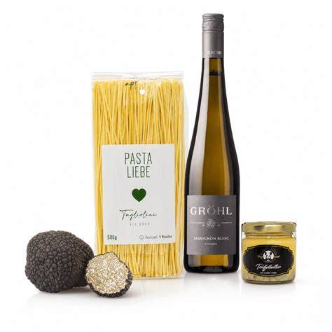 Pasta mit eingelegtem Sommertrüffel aus Supermarktprodukt