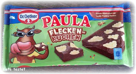 Paula Kuchen mit Schokoflecken aufgeschnitten