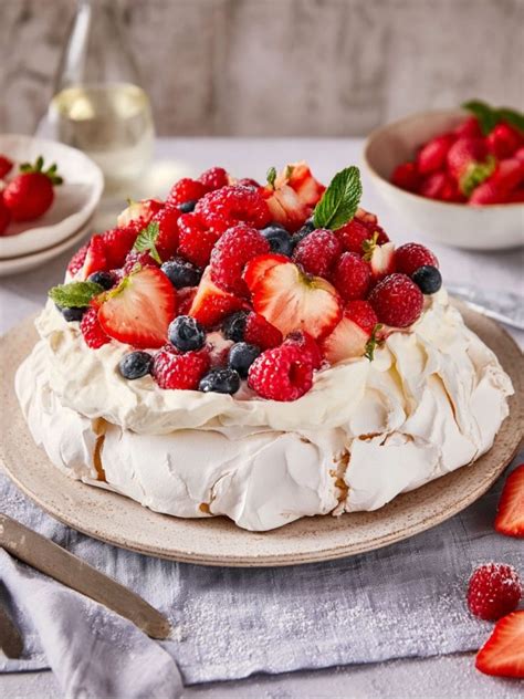 Pavlova im Ofen beim langsamen Auskühlen