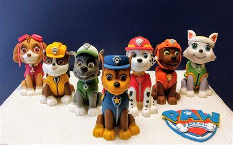 Paw Patrol Torte Dekoration: Figuren, Streusel und Fondant