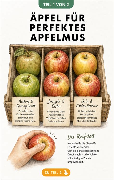 Pektin-Gehalte verschiedener Apfelsorten, Infografik