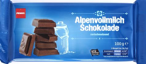 Penny Discounter Logo mit Choco'la Schokolade