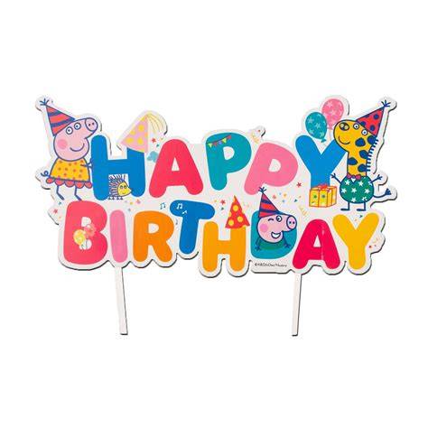 Peppa Wutz Cake-Topper und Dekozutaten
