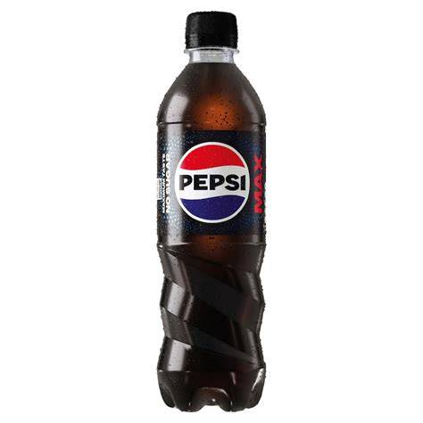 Pepsi Max Flasche mit Zutatenliste nahe einer Nährwerttabelle