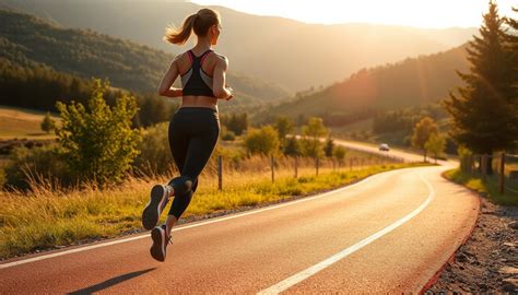 Person beim Joggen als Ausgleich zum Kalorienverbrauch