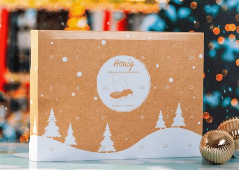Personalisierbare Honig-Adventskalender und Geschenkideen