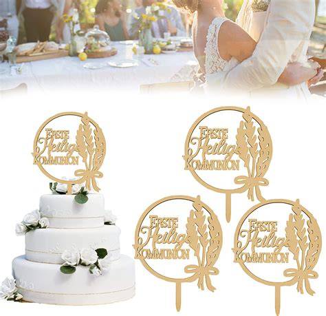 Personalisierte Cake-Topper und essbare Dekoration für Hochzeitstorten