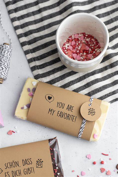Personalisierte Geschenkverpackungen für Schokolade