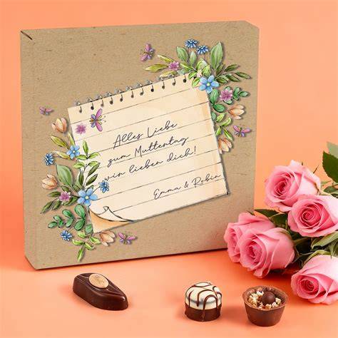 Personalisierte Lindt Pralinenschachtel als Geschenk