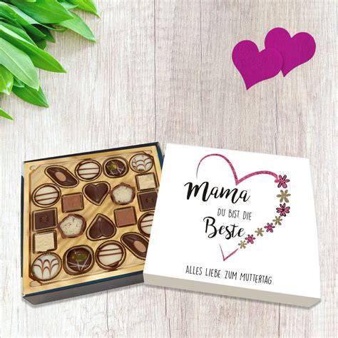 Personalisierte Milka Pralinen als Geschenk zum Muttertag