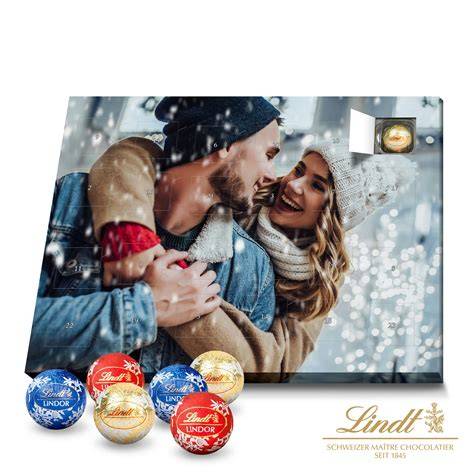 Personalisierter Lindt Adventskalender: Online-Gestaltungsbeispiel