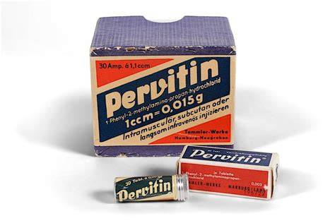 Pervitin Werbeanzeigen und Pralinen
