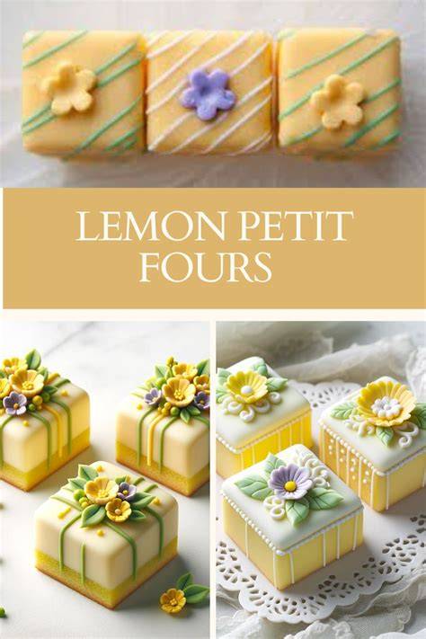 Petit Fours Geschenkbox und Dekor