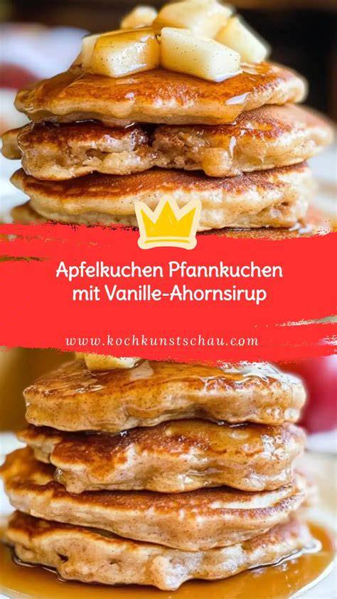 Pfannen-Apfel-Dessert: flambierte Apfelstücke mit Ahornsirup, dazu Mascarponecreme
