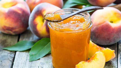 Pfirsich Marzipan Marmelade mit Amaretto
