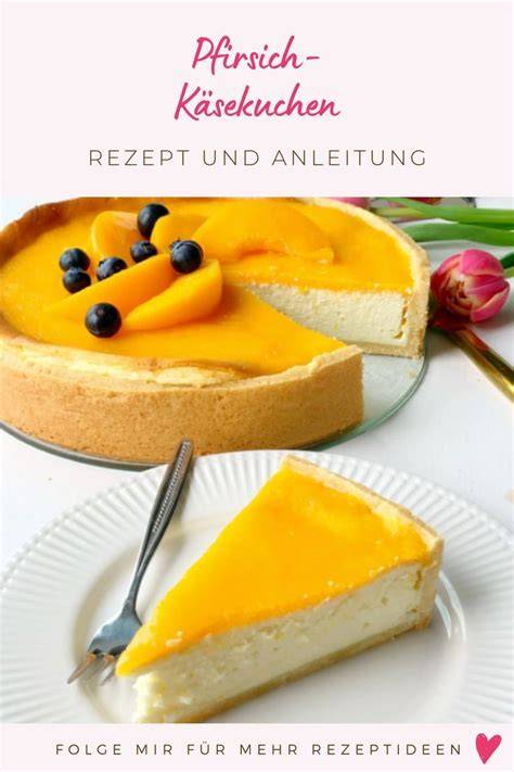 Pfirsich-Käsekuchen als kreative Resteverwertung