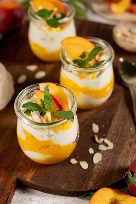Pfirsich-Sorbet-im-Glas