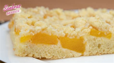 Pfirsichkuchen mit Streusel, Schritt-für-Schritt
