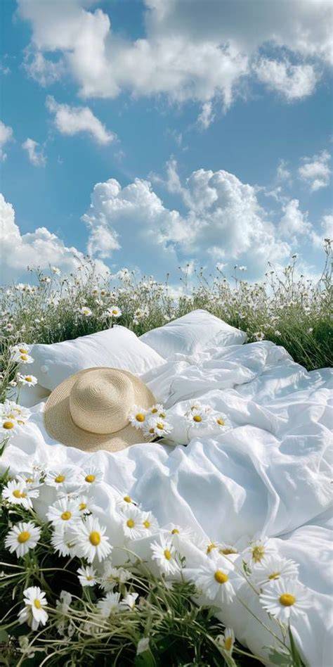 Pflücken von Gänseblümchen an einem sonnigen Tag