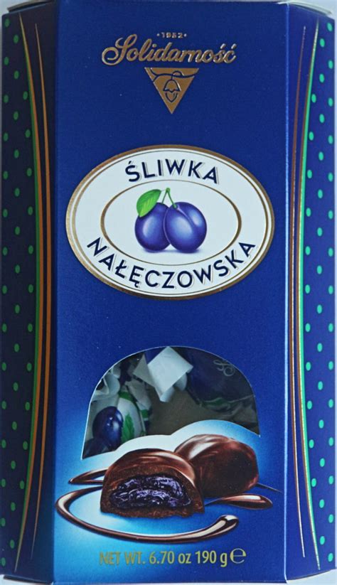 Pflaumen in Schokolade, polnische Spezialität